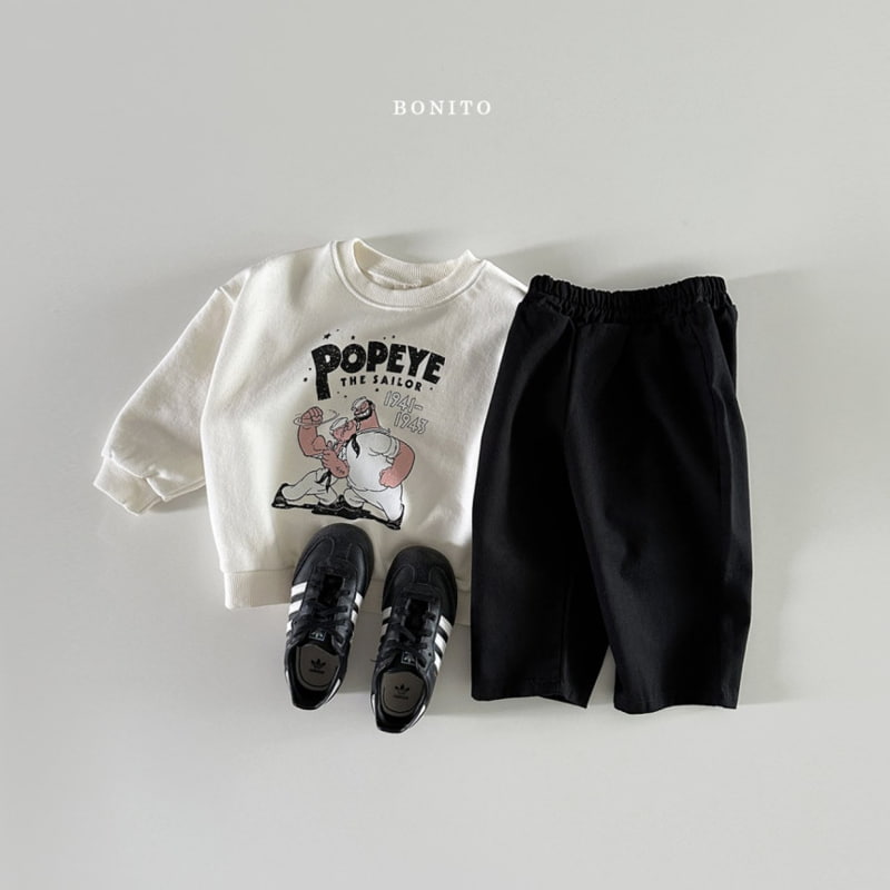 Bonito - Korean Baby Fashion - #babyootd - Popeye Sweatshirts - 6