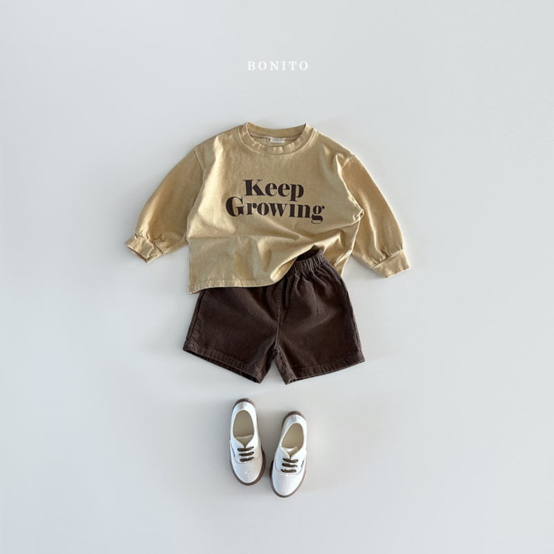 Bonito - Korean Baby Fashion - #babyootd - Keep Growing Pigment Tee - 7