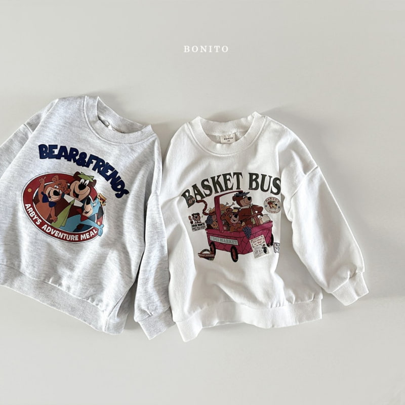 Bonito - Korean Baby Fashion - #babyoninstagram - Basket Bear Sweatshirts - 4