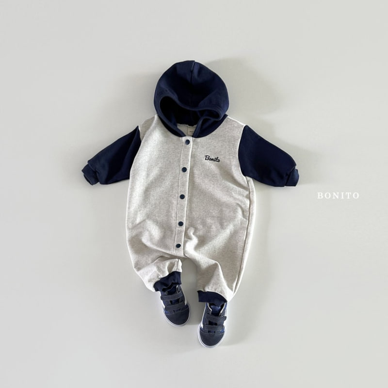 Bonito - Korean Baby Fashion - #babyootd - Colored Hoodie Bodysuit - 7