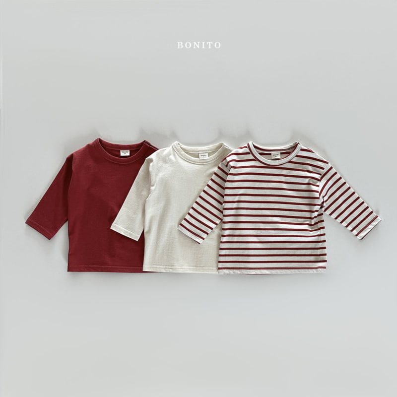 Bonito - Korean Baby Fashion - #babyoutfit - Bonito 2+1 Base Tee - 3