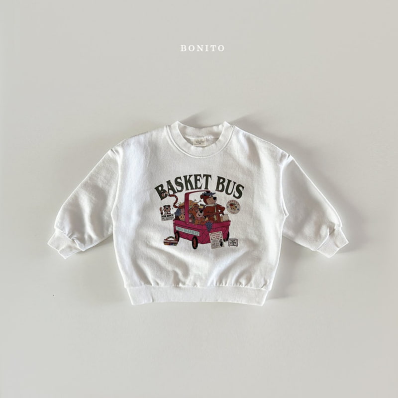 Bonito - Korean Baby Fashion - #babyoutfit - Basket Bear Sweatshirts - 5