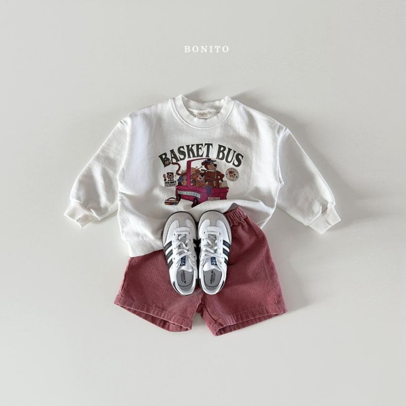 Bonito - Korean Baby Fashion - #babyoutfit - Basket Bear Sweatshirts - 6