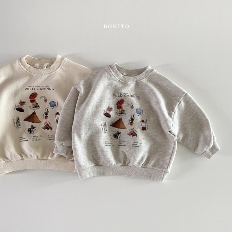 Bonito - Korean Baby Fashion - #babyootd - Camping Sweatshirts - 4