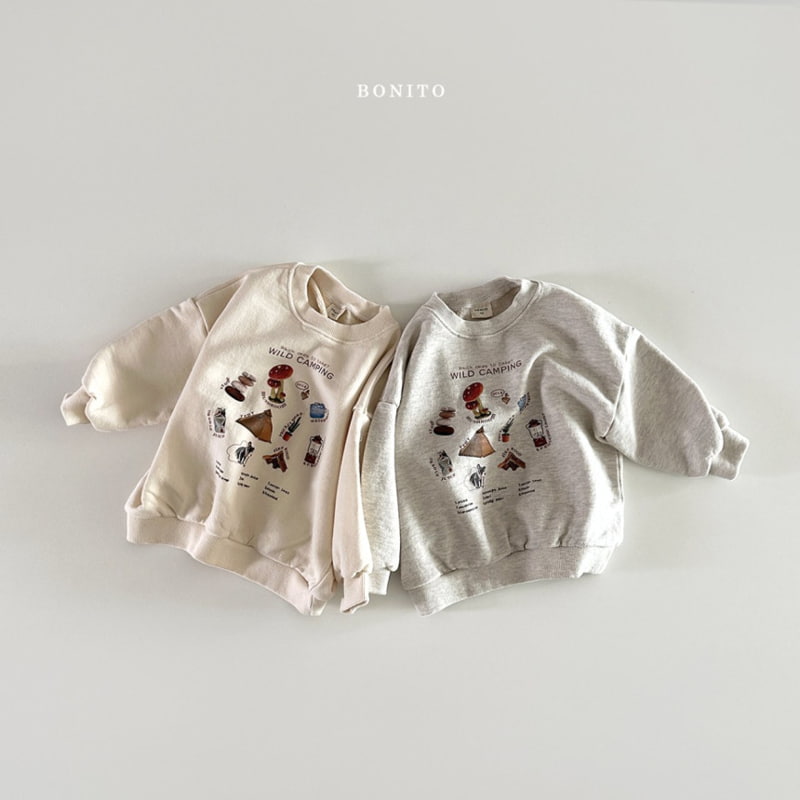 Bonito - Korean Baby Fashion - #babyoutfit - Camping Sweatshirts - 5