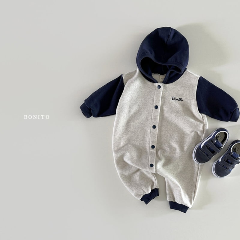 Bonito - Korean Baby Fashion - #babyoutfit - Colored Hoodie Bodysuit - 8