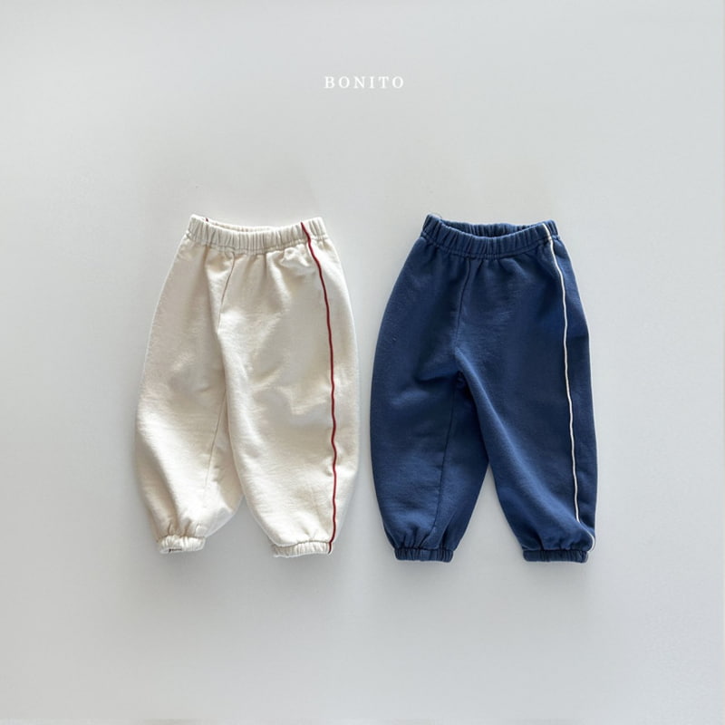 Bonito - Korean Baby Fashion - #babywear - Point Piping Jogger Pants