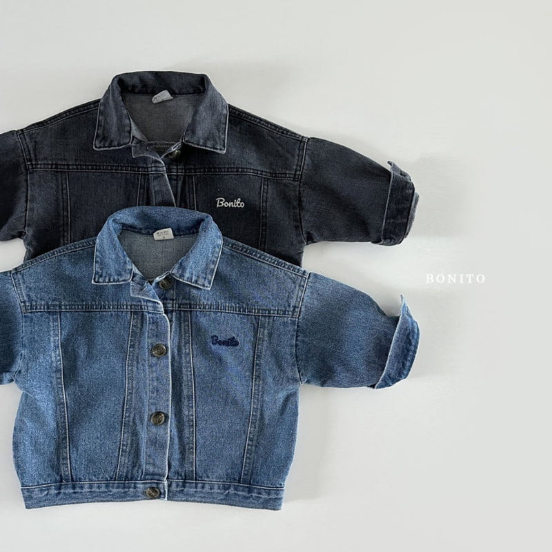 Bonito - Korean Baby Fashion - #onlinebabyboutique - Denim Jacket - 3