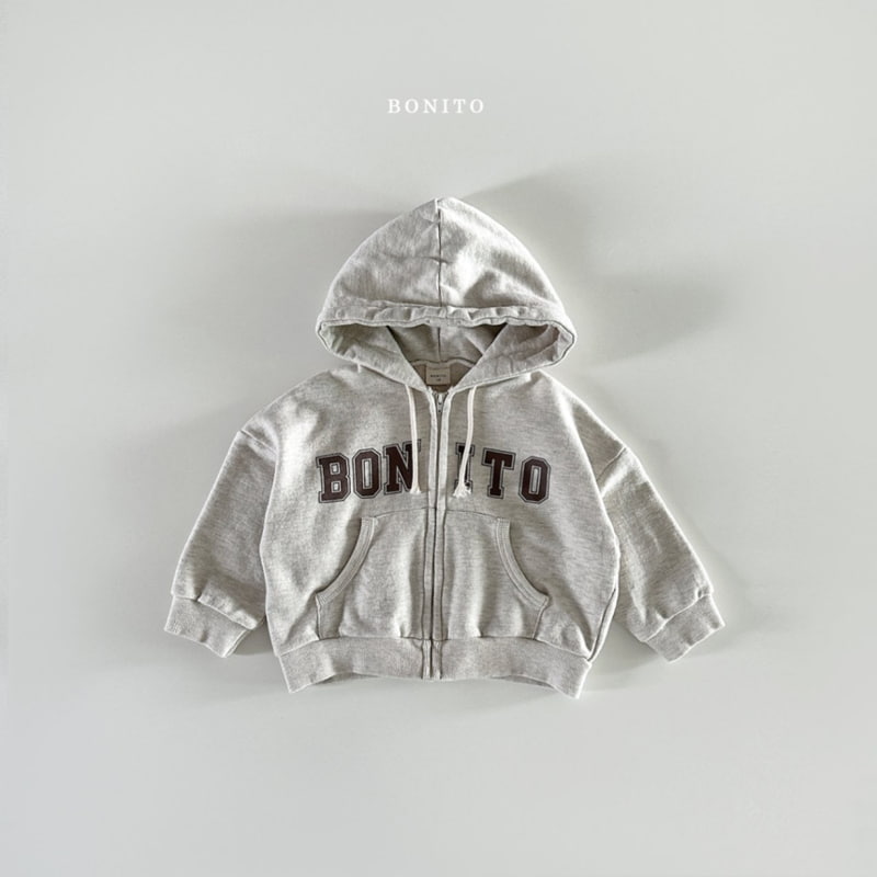 Bonito - Korean Baby Fashion - #onlinebabyboutique - Half BNT Hood Zip-up - 5