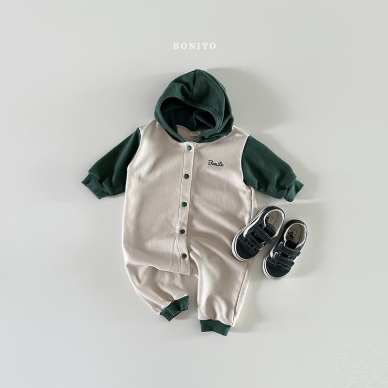 Bonito - Korean Baby Fashion - #onlinebabyboutique - Colored Hoodie Bodysuit - 11