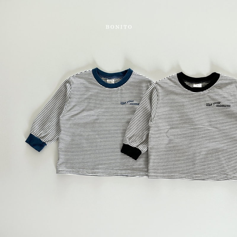 Bonito - Korean Baby Fashion - #onlinebabyshop - Stripe Moment Tee - 2