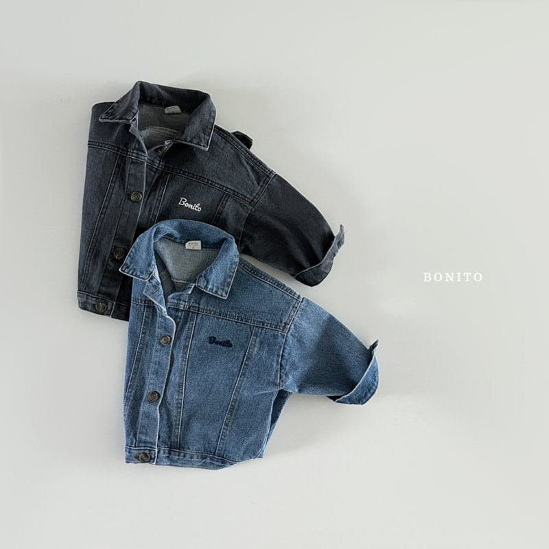 Bonito - Korean Baby Fashion - #onlinebabyboutique - Denim Jacket - 4