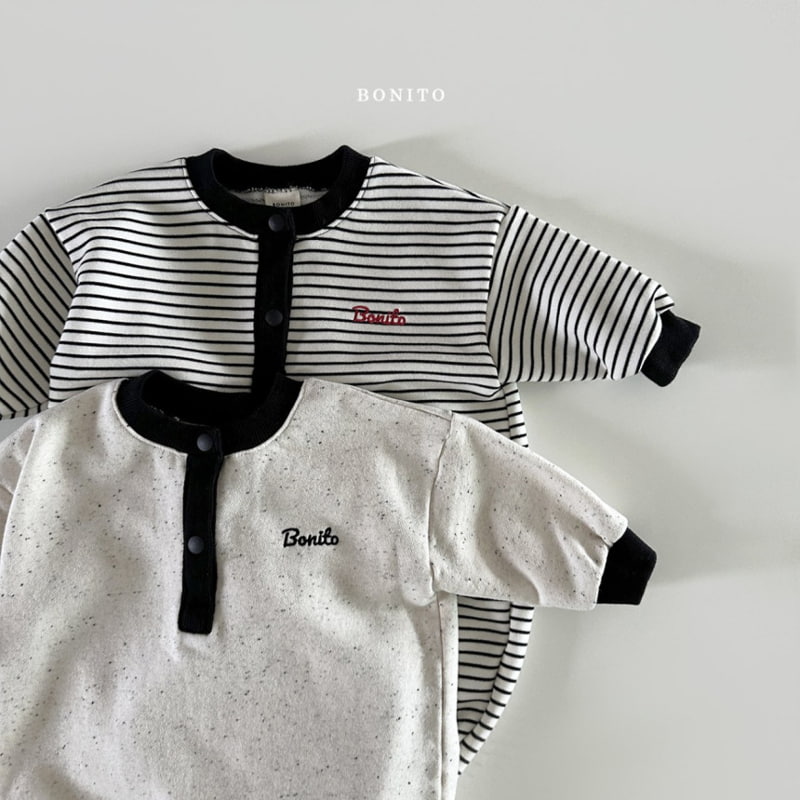 Bonito - Korean Baby Fashion - #onlinebabyshop - Two Styles Stripe Bodysuit - 5