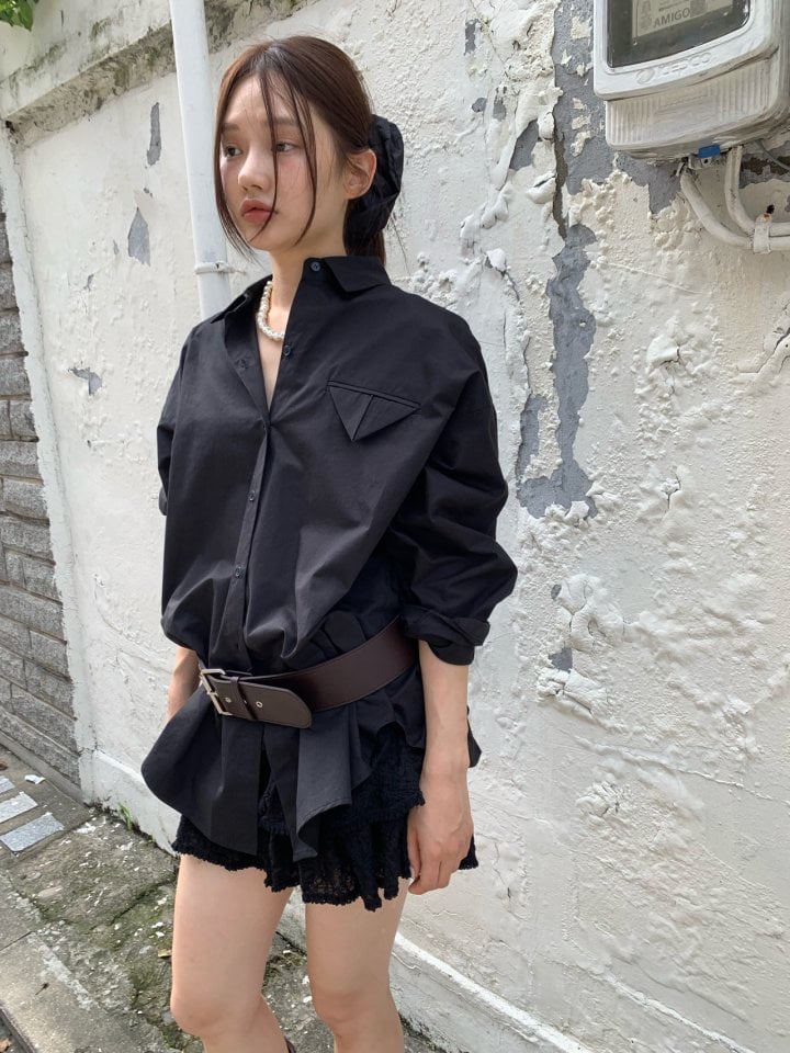 Bricklane - Korean Women Fashion - #momslook - Layer Thick Belt - 5