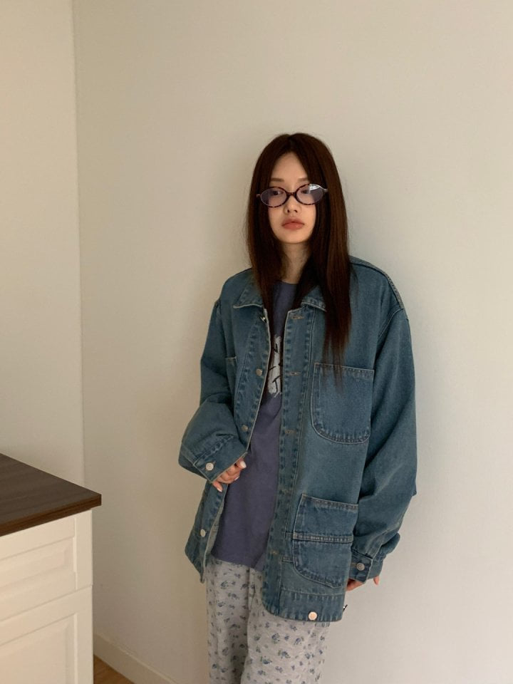 Bricklane - Korean Women Fashion - #momslook - Two Way Boxy Denim Jacket - 11