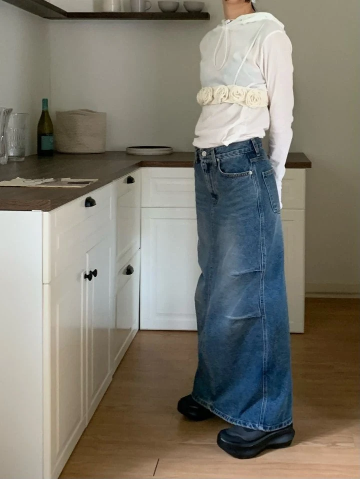 Bricklane - Korean Women Fashion - #vintageinspired - Two Tuck Skirt - 10