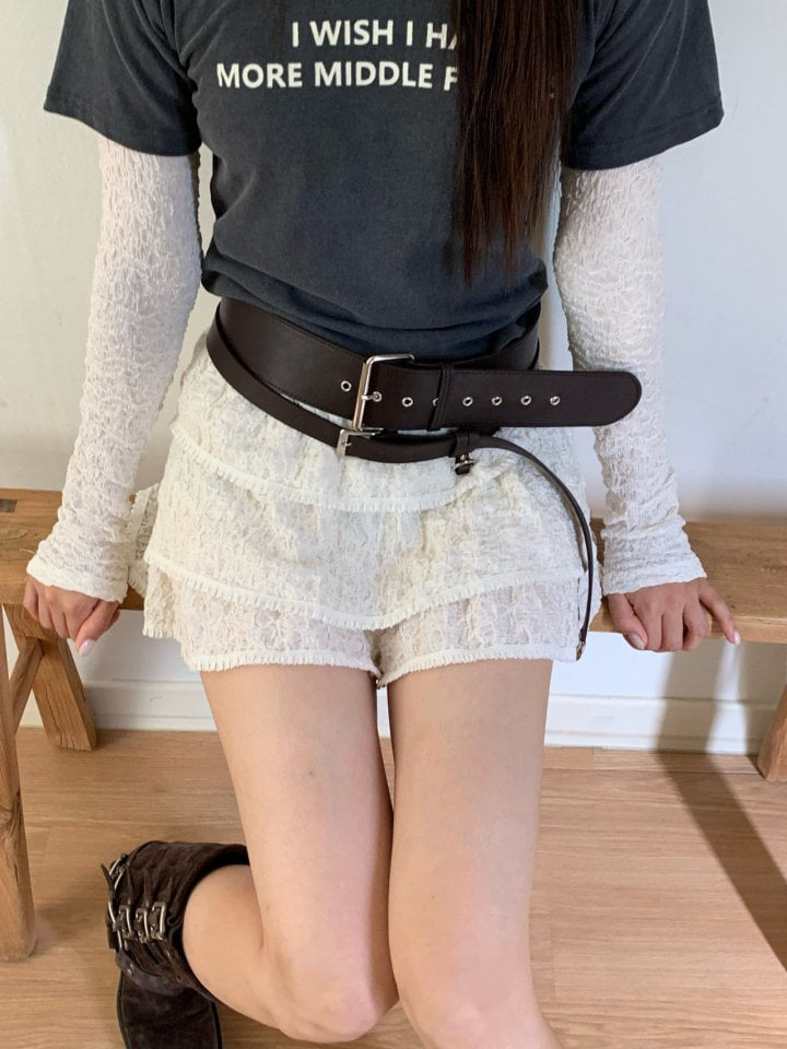 Bricklane - Korean Women Fashion - #womensfashion - Layer Thin Belt - 9