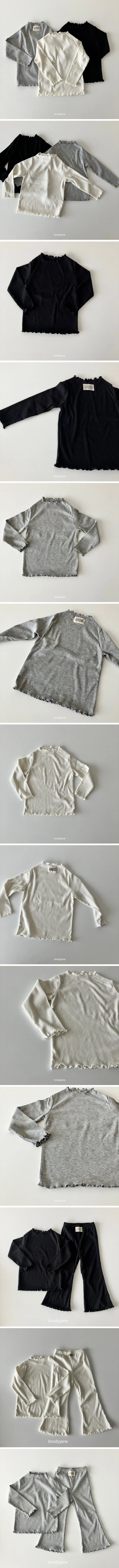 Brody Jane - Korean Children Fashion - #childofig - Rib Frill Tee