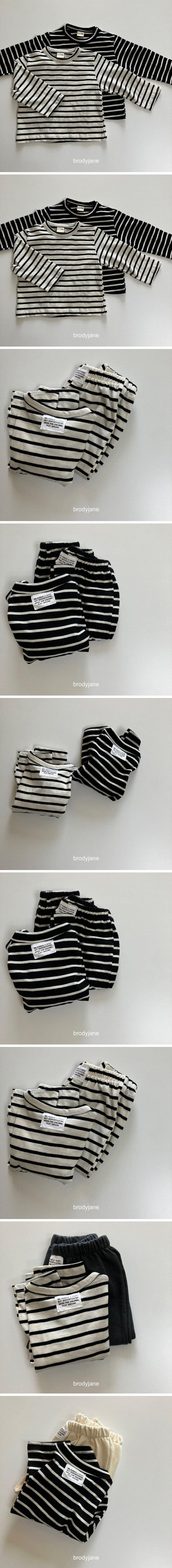 Brody Jane - Korean Children Fashion - #designkidswear - Middle Stripe Long Sleeve Tee