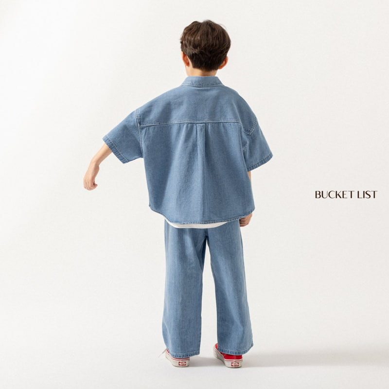 Bucket List - Korean Children Fashion - #Kfashion4kids - Basic Denim Pants