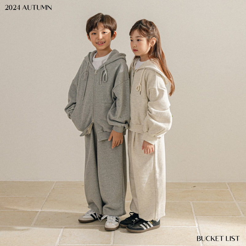 Bucket List - Korean Children Fashion - #Kfashion4kids - Wide Sweat Pants - 3