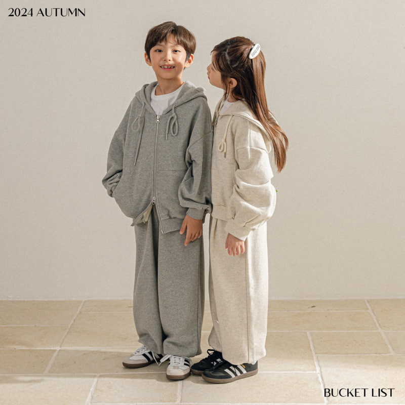 Bucket List - Korean Children Fashion - #childofig - Two Way Sweat Hoodie - 8