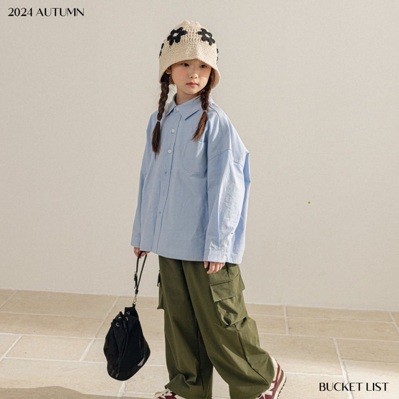 Bucket List - Korean Children Fashion - #childofig - Cargo Wide Pants - 3