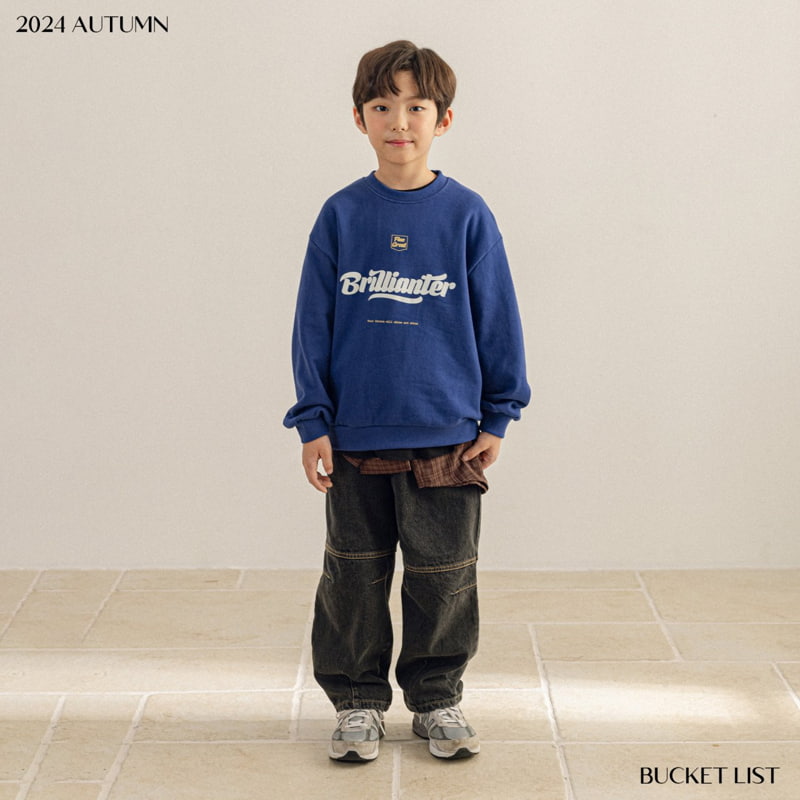 Bucket List - Korean Children Fashion - #childofig - Balloon Denim Pants - 5