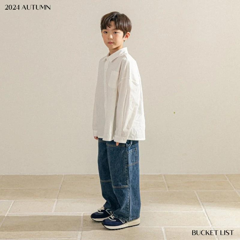 Bucket List - Korean Children Fashion - #childofig - Carpender Denim Pants - 2