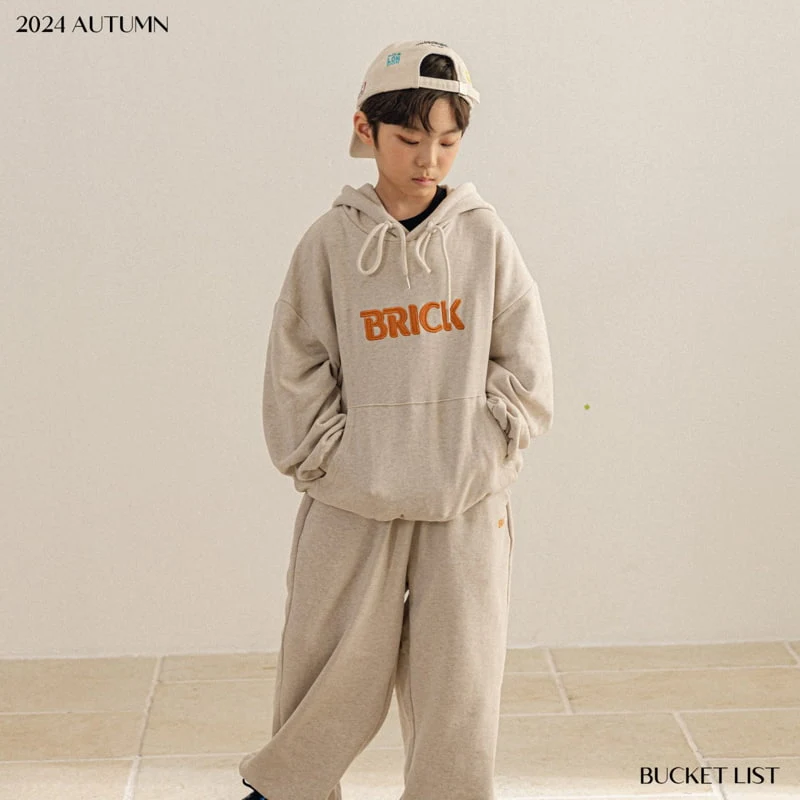 Bucket List - Korean Children Fashion - #childofig - Brick Jogger Pants