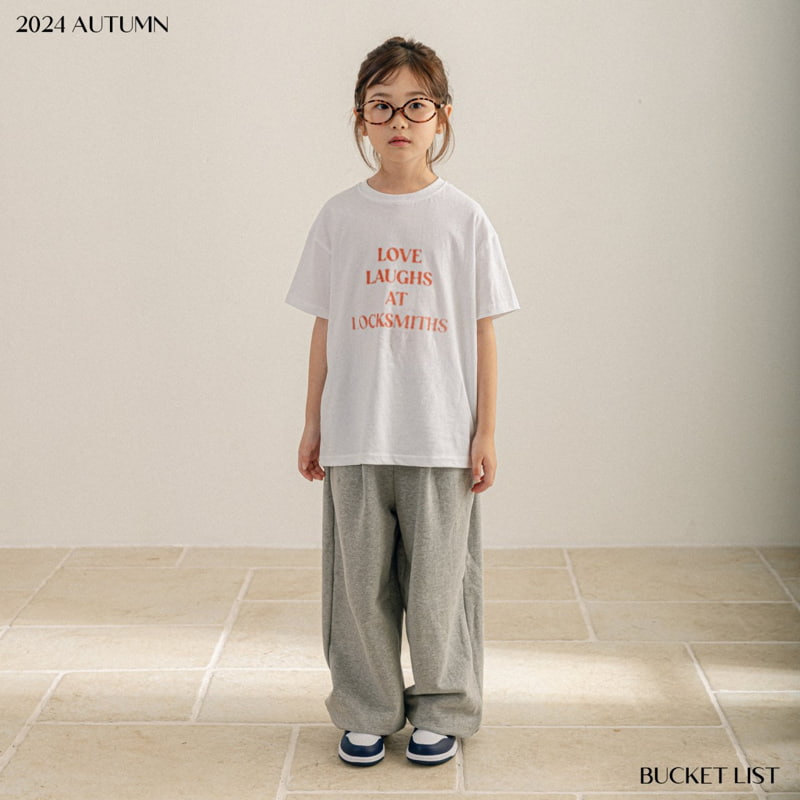 Bucket List - Korean Children Fashion - #childofig - Love Tee