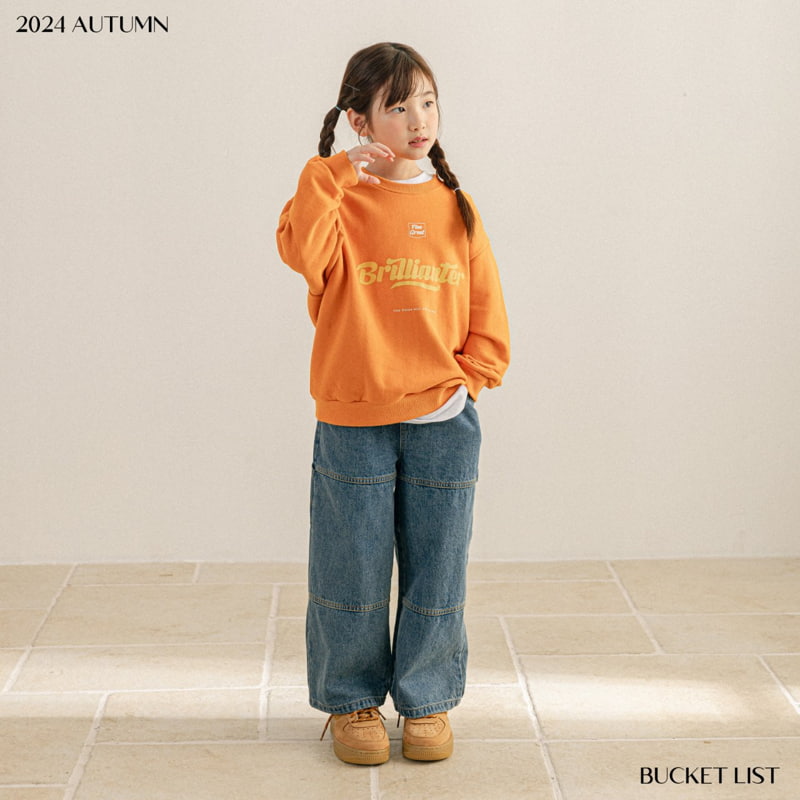 Bucket List - Korean Children Fashion - #childofig - Carpender Denim Pants - 4