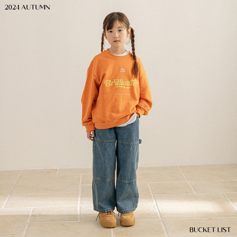 Bucket List - Korean Children Fashion - #designkidswear - Carpender Denim Pants - 5