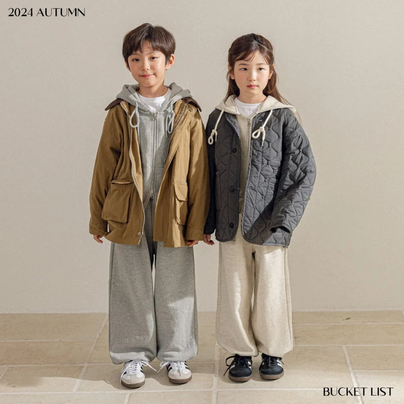 Bucket List - Korean Children Fashion - #discoveringself - Work Jacket - 12