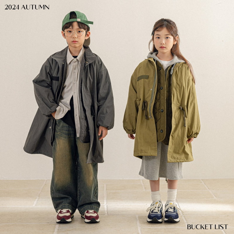 Bucket List - Korean Children Fashion - #discoveringself - Fish Tail Field Jacket - 2