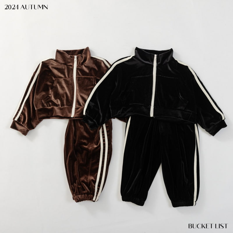 Bucket List - Korean Children Fashion - #fashionkids - Velvel Crop Zip-up Jacket - 8