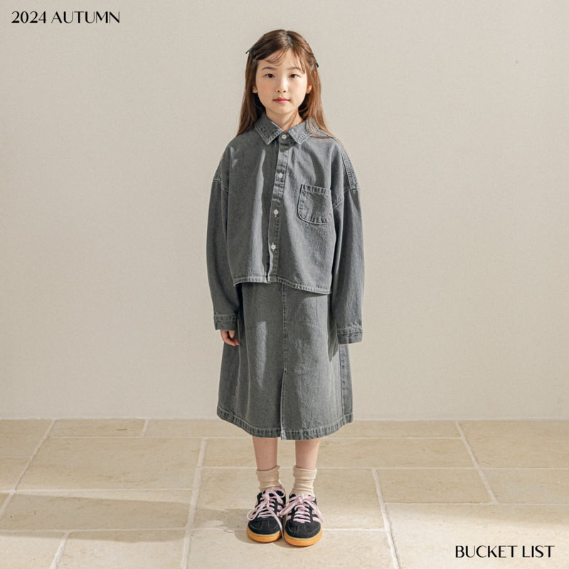 Bucket List - Korean Children Fashion - #kidsshorts - Basic Crop Shirt