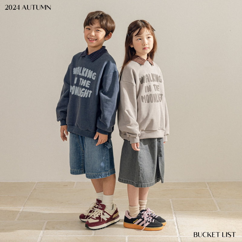 Bucket List - Korean Children Fashion - #kidsshorts - Mongle Pigment Sweatshirts - 6