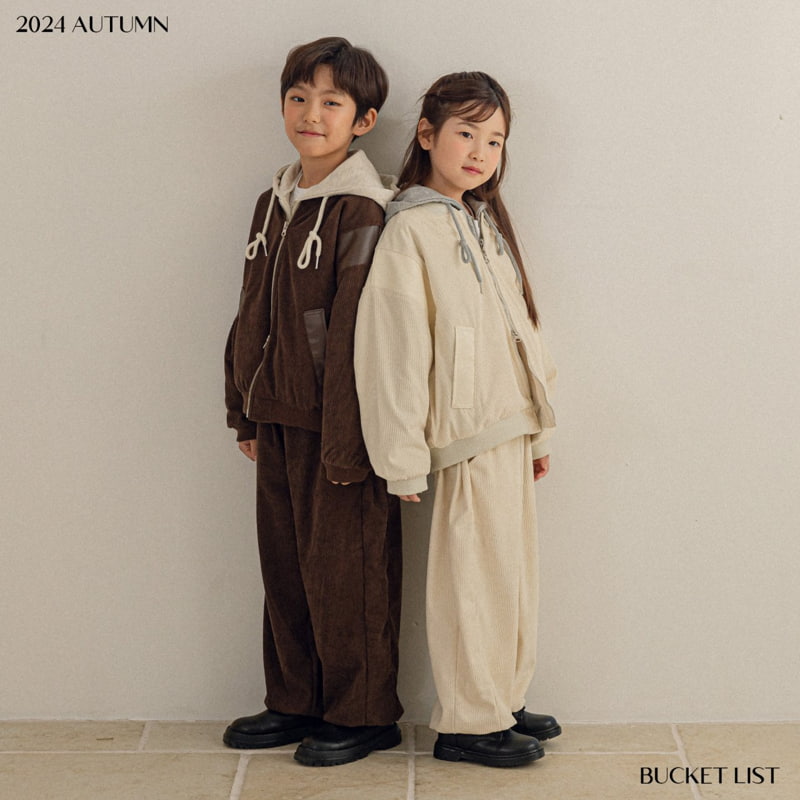 Bucket List - Korean Children Fashion - #kidsshorts - Cordduroy Jumper - 2