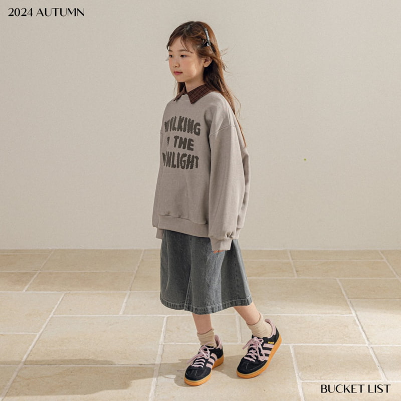 Bucket List - Korean Children Fashion - #kidsstore - Basic Denim Skirt - 2