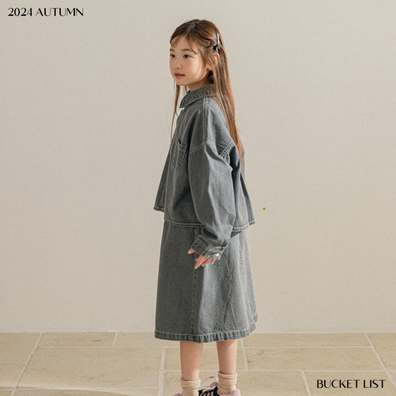 Bucket List - Korean Children Fashion - #kidzfashiontrend - Basic Crop Shirt - 3