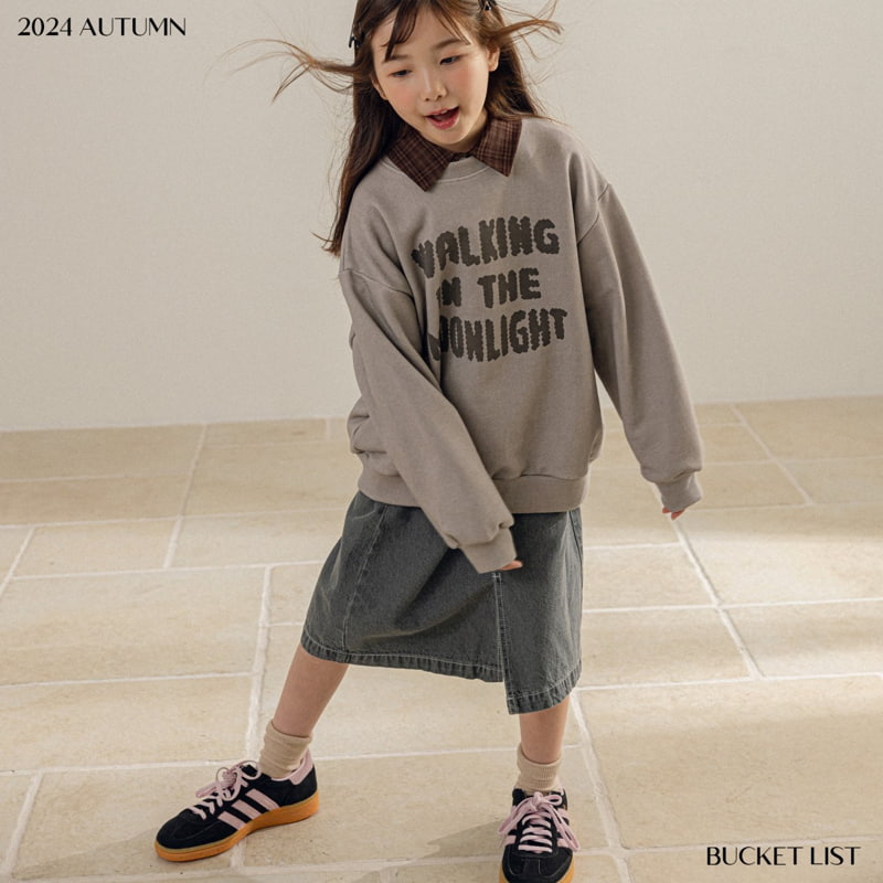 Bucket List - Korean Children Fashion - #kidzfashiontrend - Basic Denim Skirt - 3