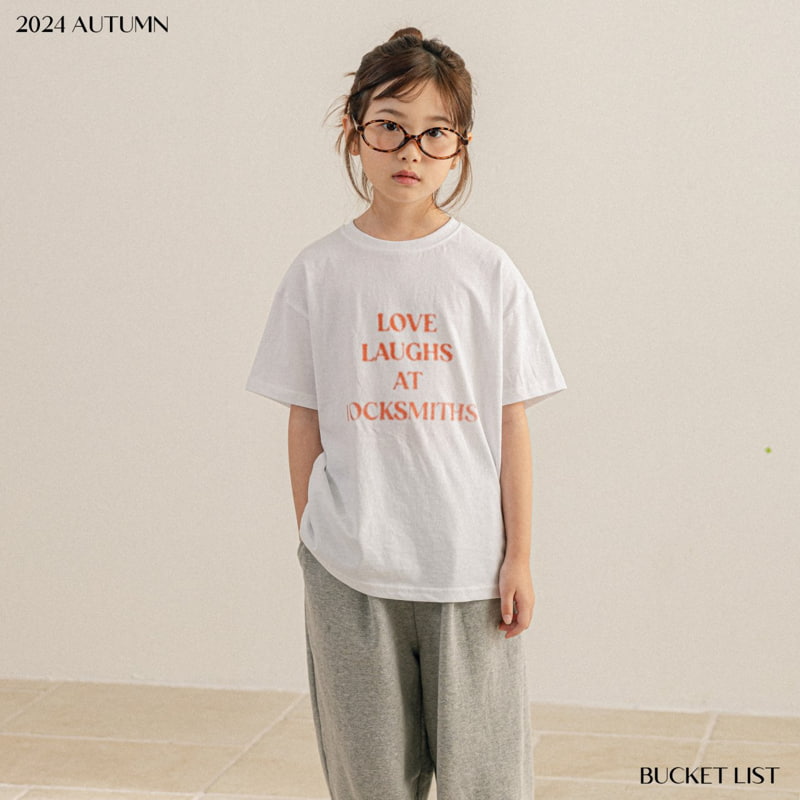 Bucket List - Korean Children Fashion - #kidzfashiontrend - Love Tee - 8