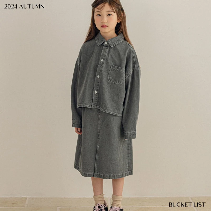 Bucket List - Korean Children Fashion - #littlefashionista - Basic Crop Shirt - 5