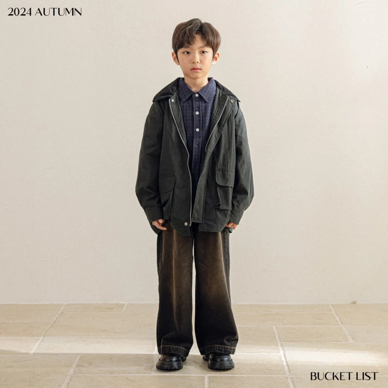 Bucket List - Korean Children Fashion - #magicofchildhood - Work Jacket - 3