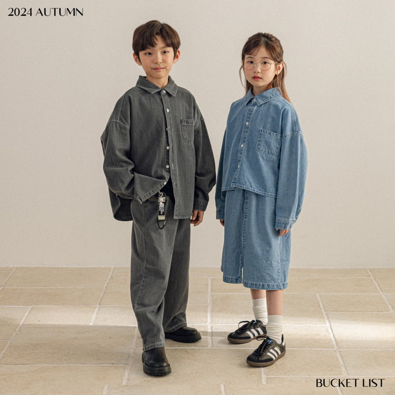 Bucket List - Korean Children Fashion - #magicofchildhood - Basic Denim Pants - 3