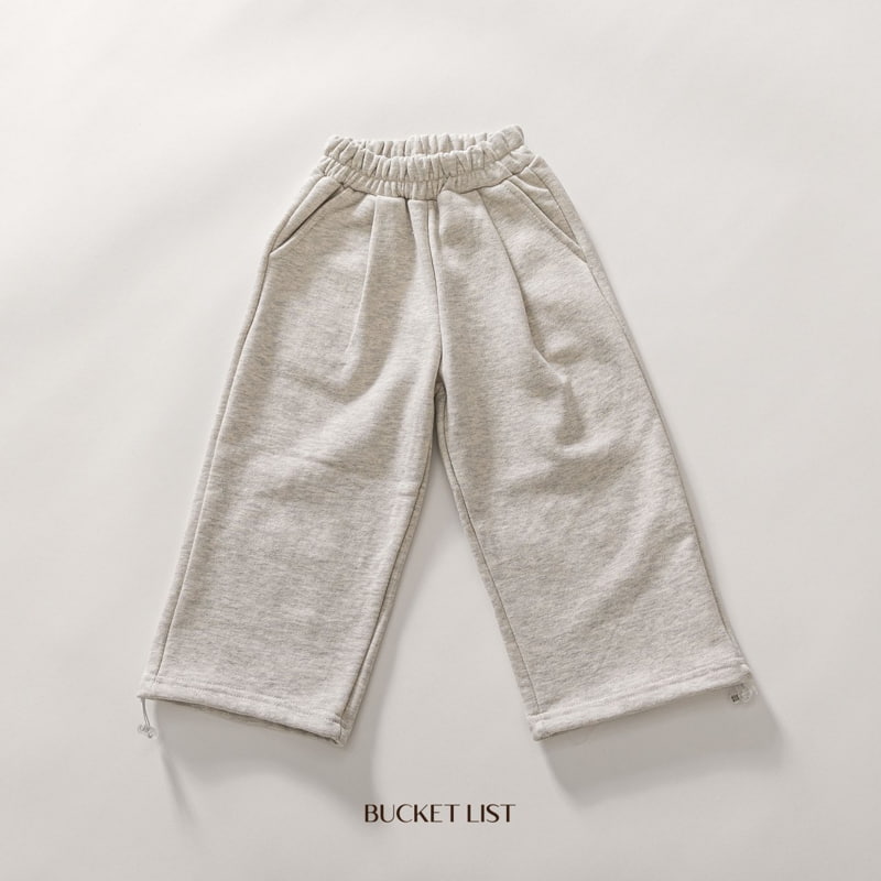 Bucket List - Korean Children Fashion - #magicofchildhood - Wide Sweat Pants - 5