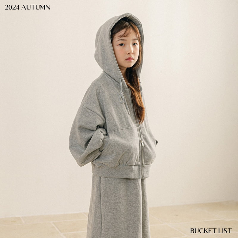 Bucket List - Korean Children Fashion - #magicofchildhood - Two Way Crop Hoodie Zip-up - 7