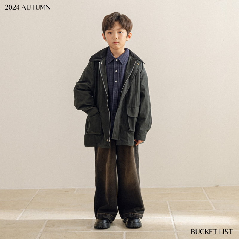 Bucket List - Korean Children Fashion - #magicofchildhood - Work Jacket - 4