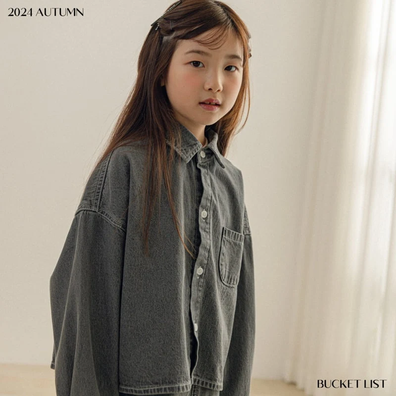 Bucket List - Korean Children Fashion - #minifashionista - Basic Crop Shirt - 7